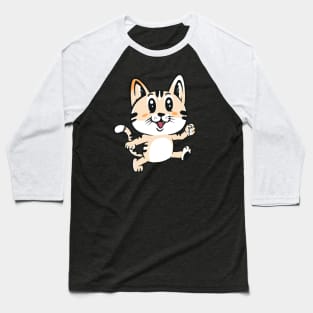 Cute cat Baseball T-Shirt